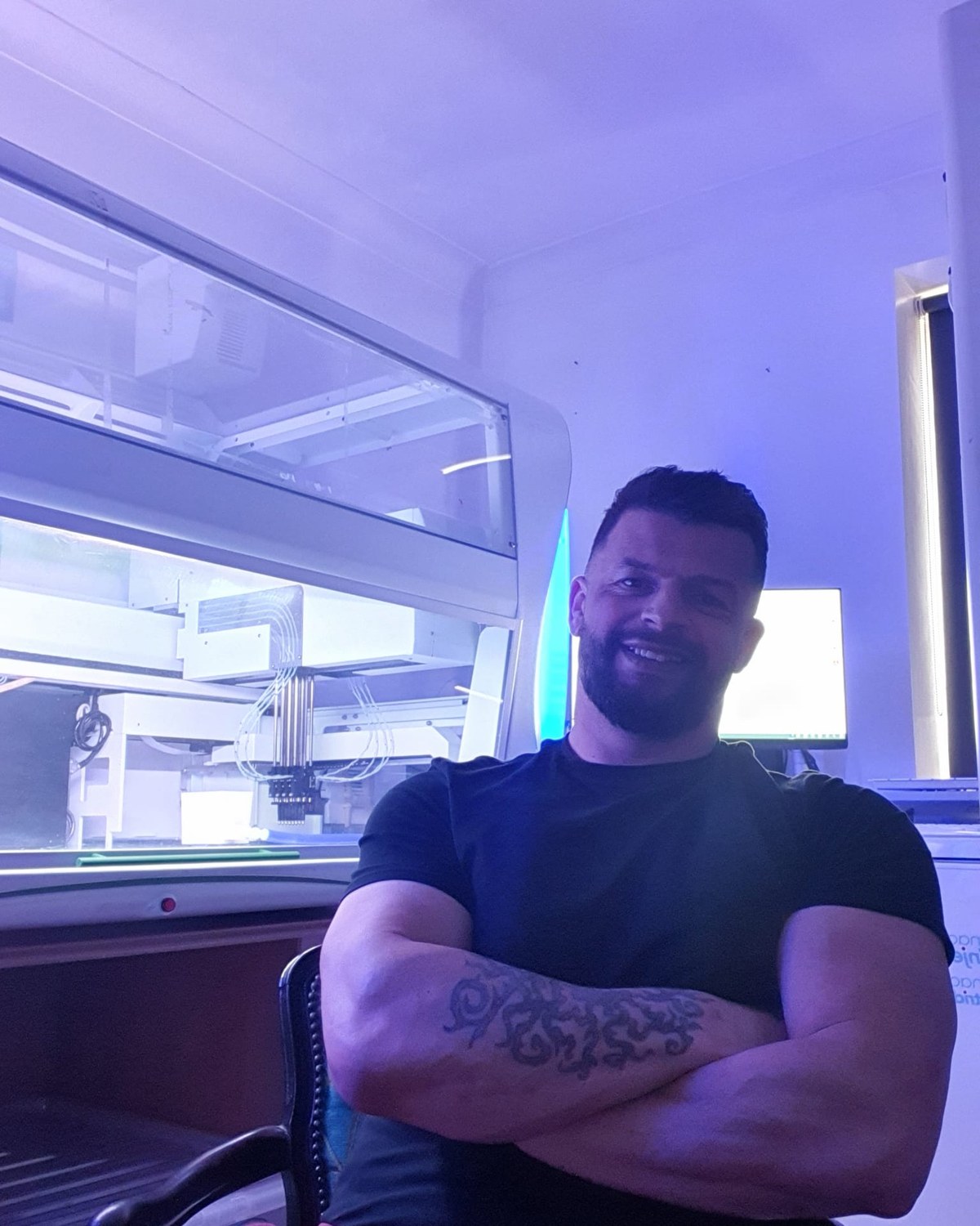 Bogdan Dicoias, inventor and biochemist at Panacea Bio Chem, designer of the SealoPrester aseptic cartridge closure system